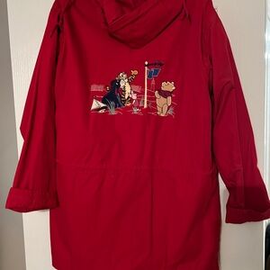 Red Hooded Jacket with Pooh & Friends